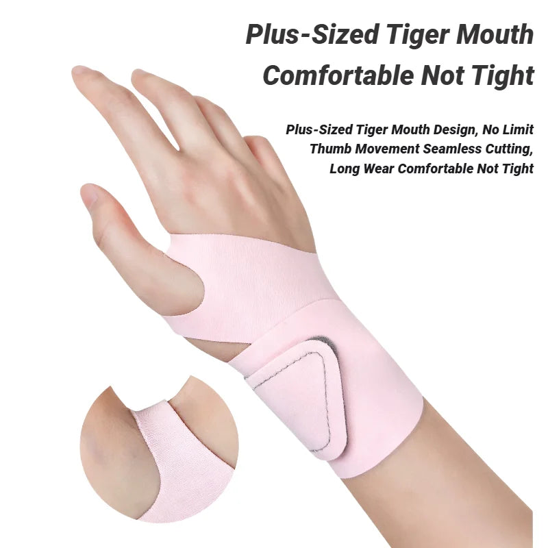 Adjustable Ultra Thin Wrist Strap Sprains Pain Relief Breathable Support for Gym Exercise Arthritis Tendonitis Carpal Tunnel