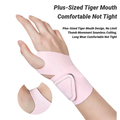 Adjustable Ultra Thin Wrist Strap Sprains Pain Relief Breathable Support for Gym Exercise Arthritis Tendonitis Carpal Tunnel