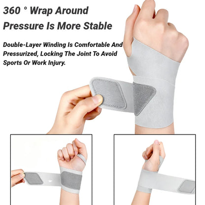 Adjustable Ultra Thin Wrist Strap Sprains Pain Relief Breathable Support for Gym Exercise Arthritis Tendonitis Carpal Tunnel